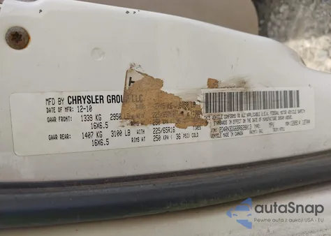 2011 Dodge Grand Caravan Mainstreet from USA, damaged, VIN 2D4RN3DG6BR628013